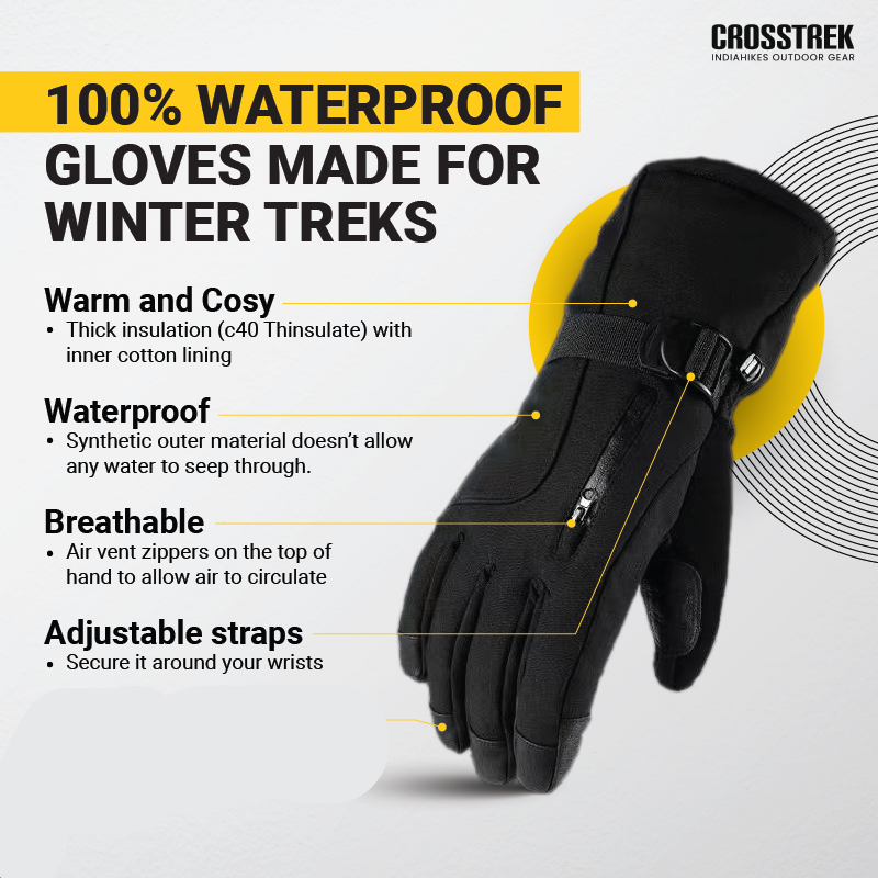 Water-Resistant Trekking Gloves