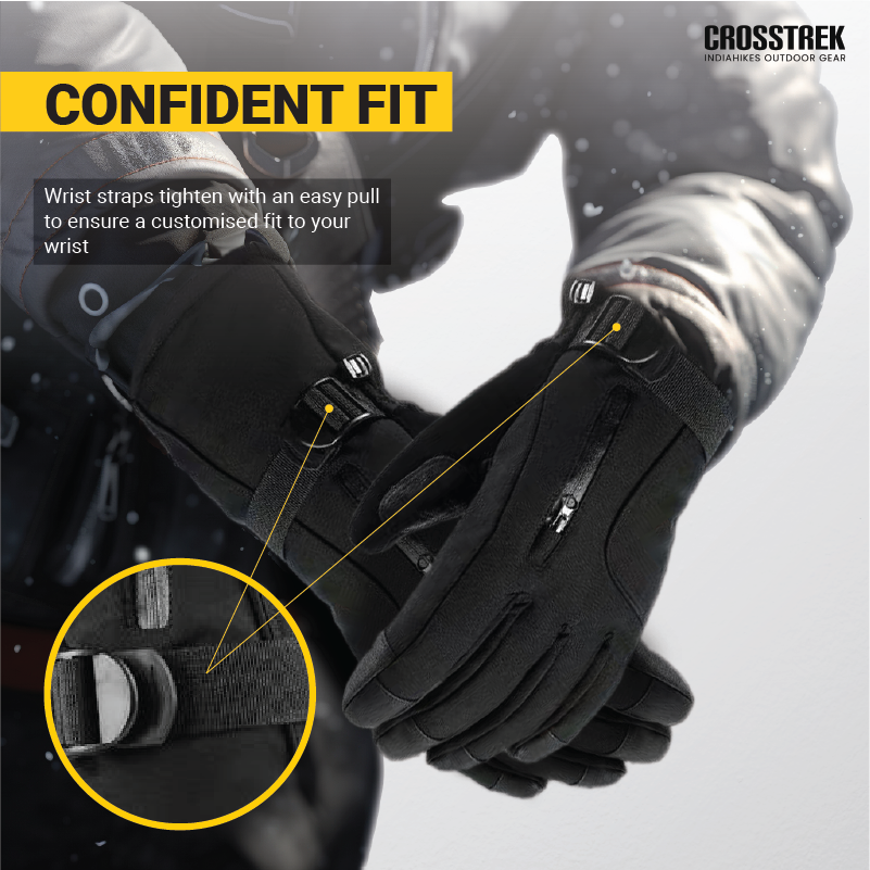 Waterproof trekking top gloves